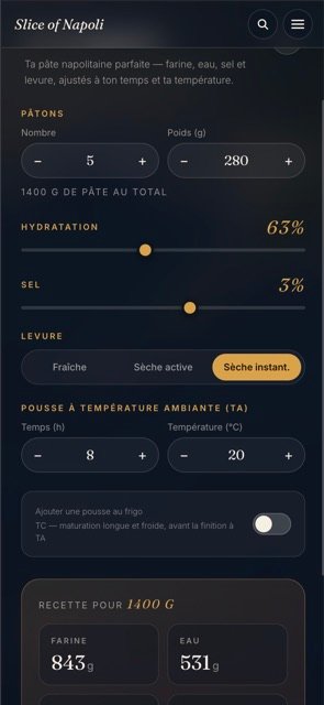 La Calculatrice dans l’app