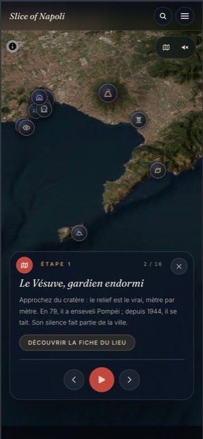 Fiche lieu dans l’app Slice of Napoli